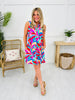 Palms And Plans Dress in Honolulu Print