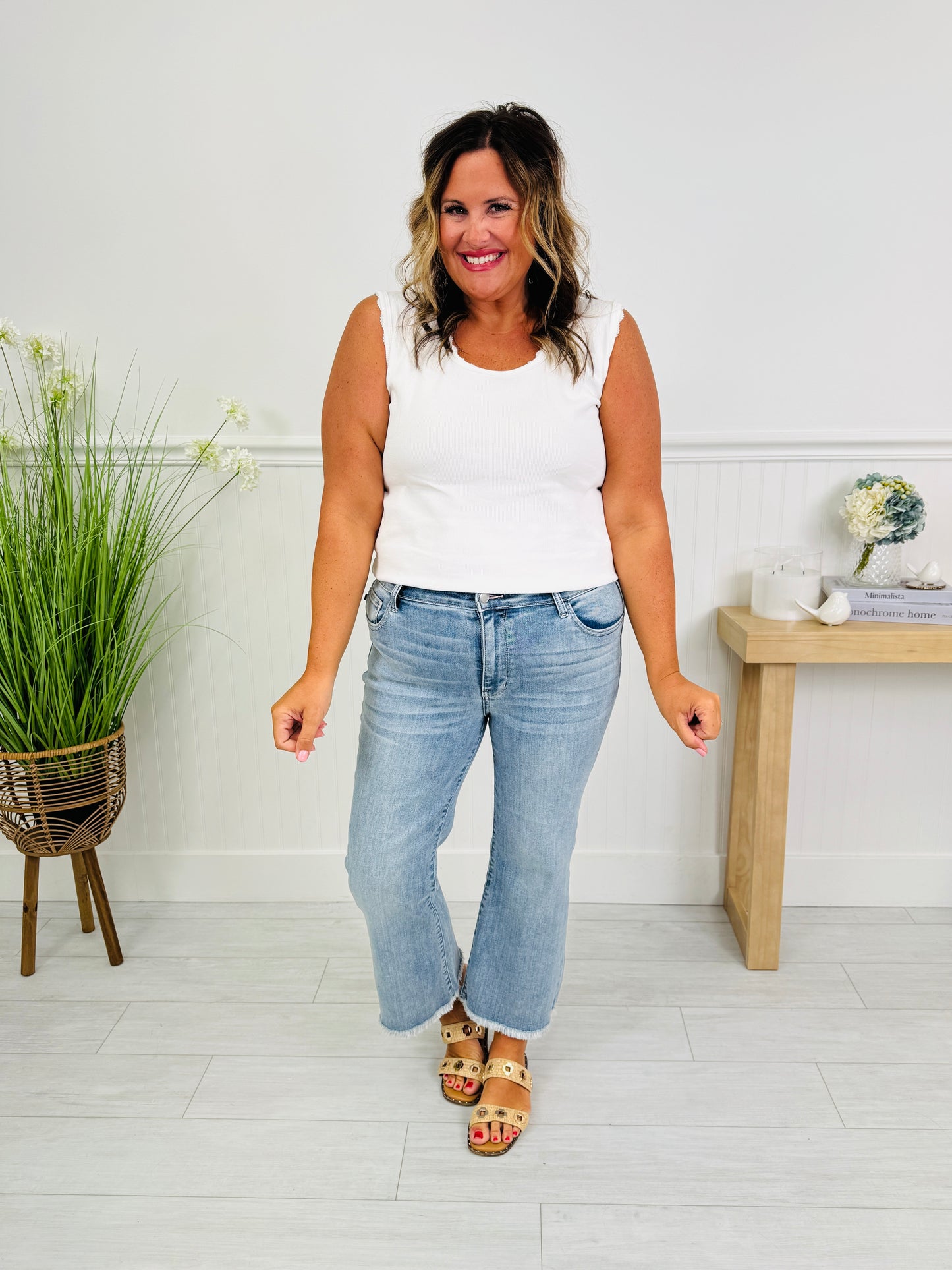 Judy Blue Chasing Sunsets Kick Flare Jeans