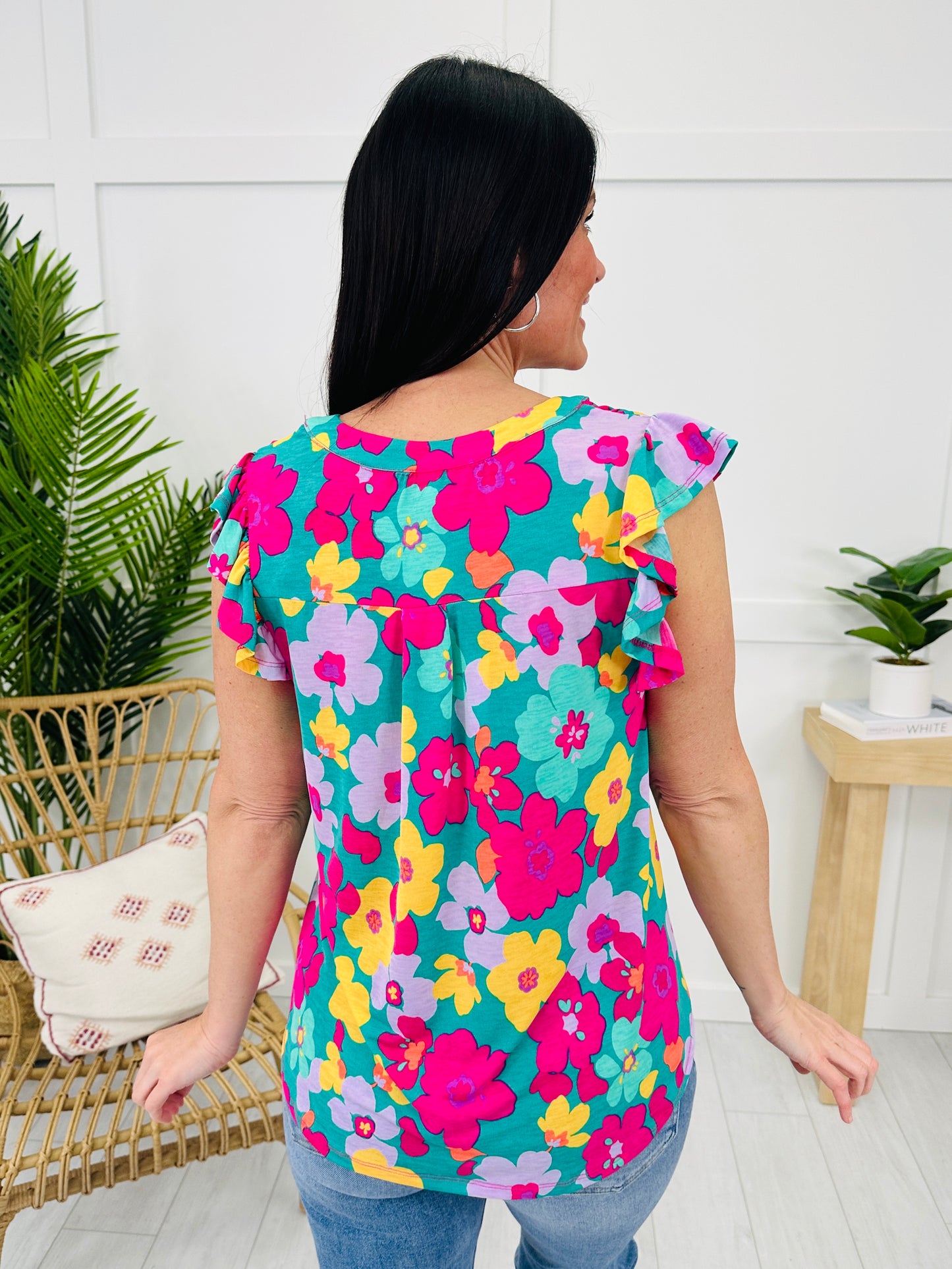 Splash Into Florals Top