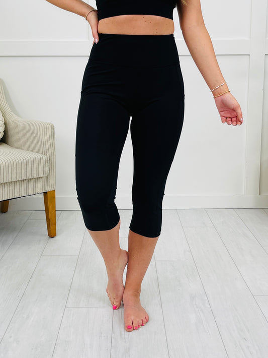 Pocket Power Capri Leggings- Multiple Colors!