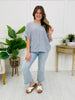 The Coastal Panel Top In Denim