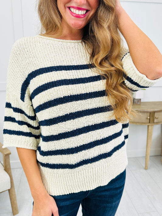 Nantucket Nights Sweater In Navy