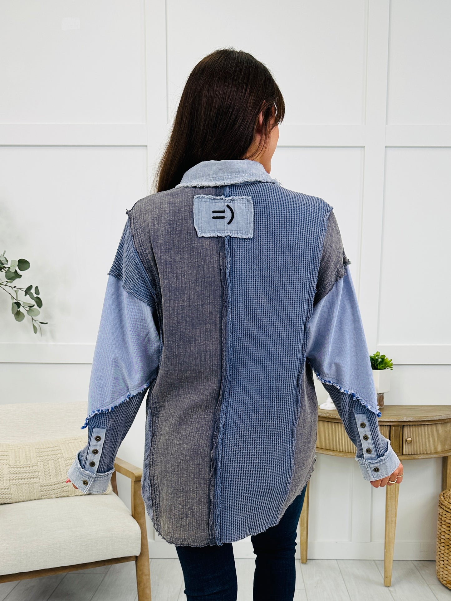 Off Duty Blues Shacket