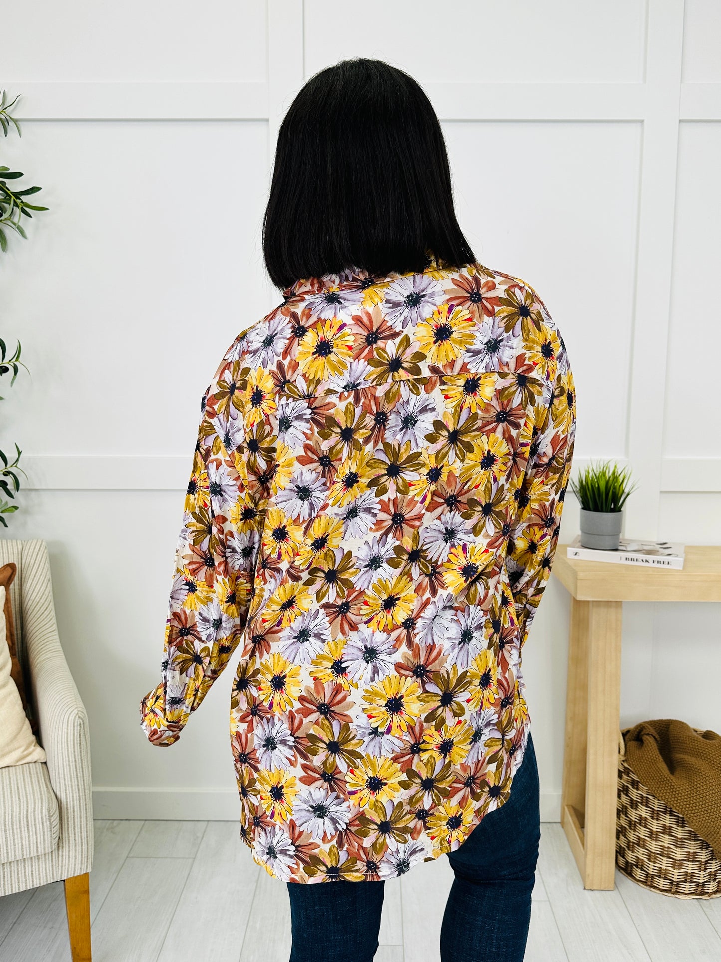 Golden Hour Blooms Top
