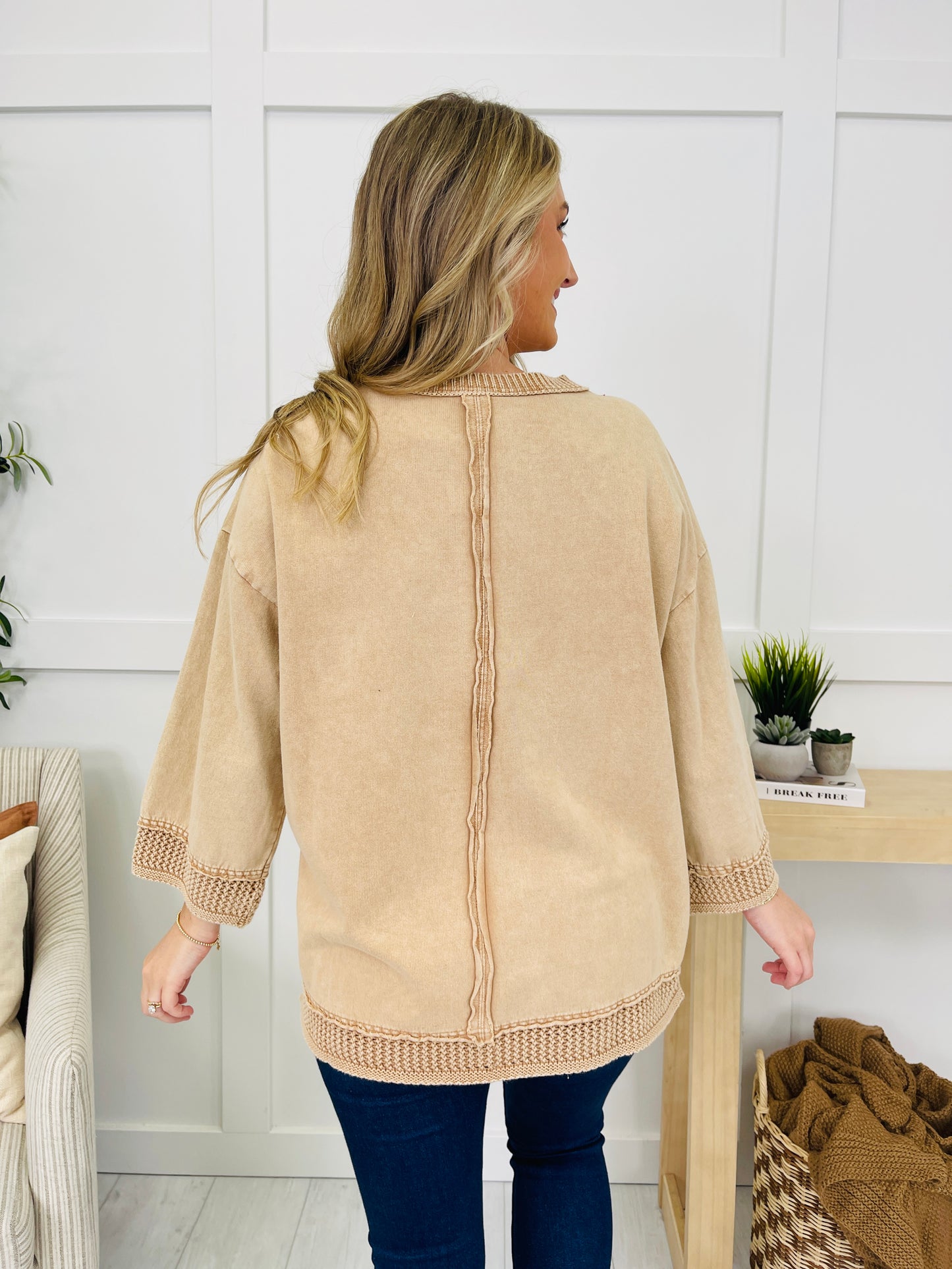 Sweet On Simple Pullover in Mocha