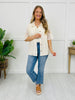 Ivory Breeze Button Top