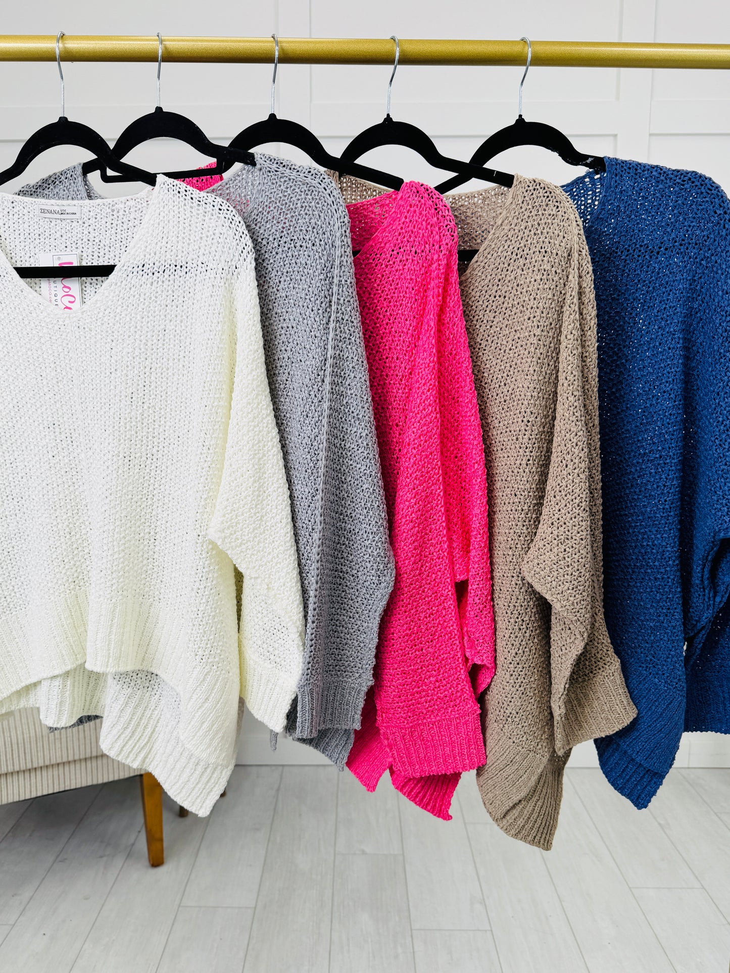 Gentle Shores Sweater in Multiple Colors