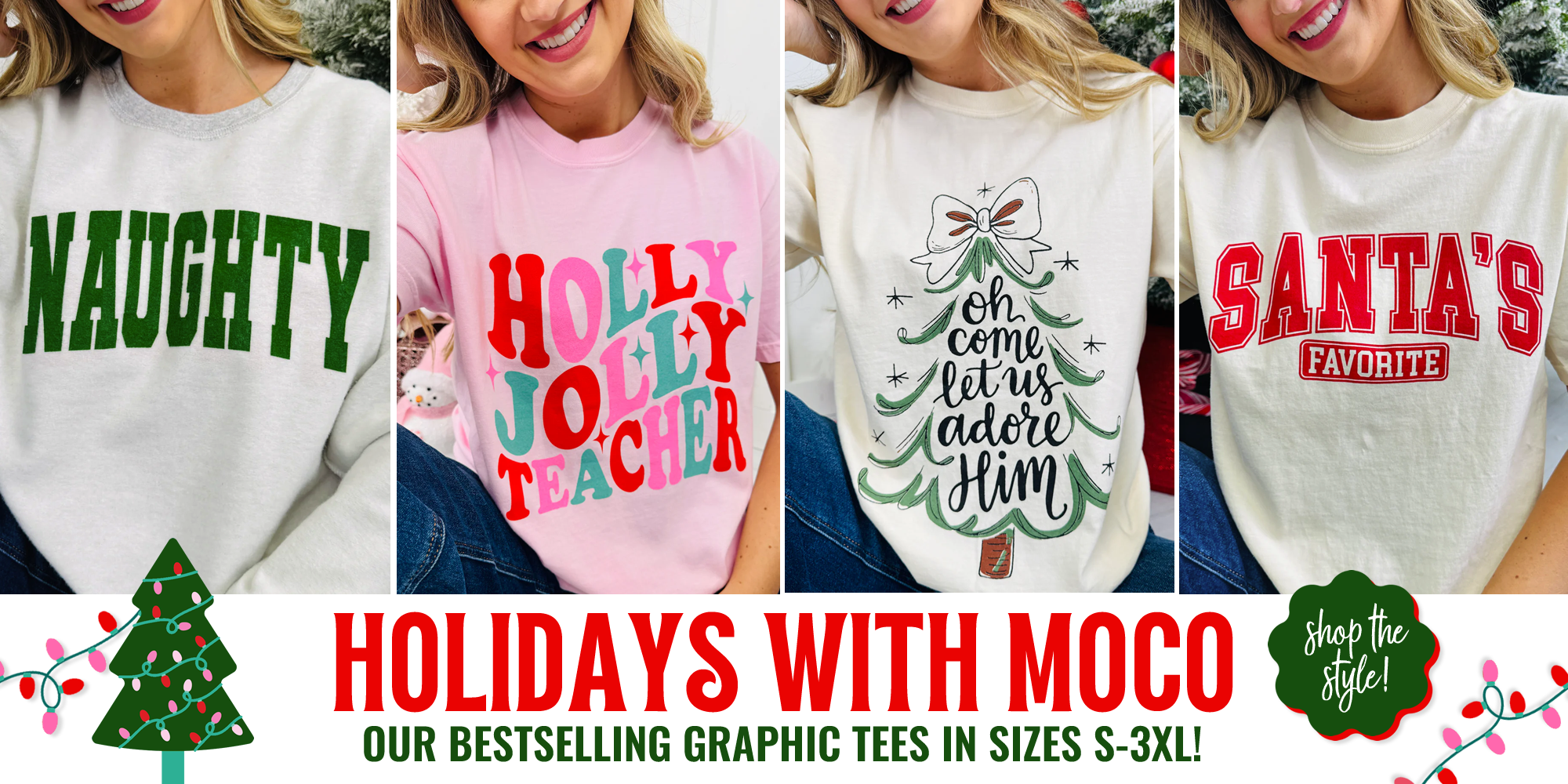 Holidays with MOCO! Bestselling Christmas graphics.
