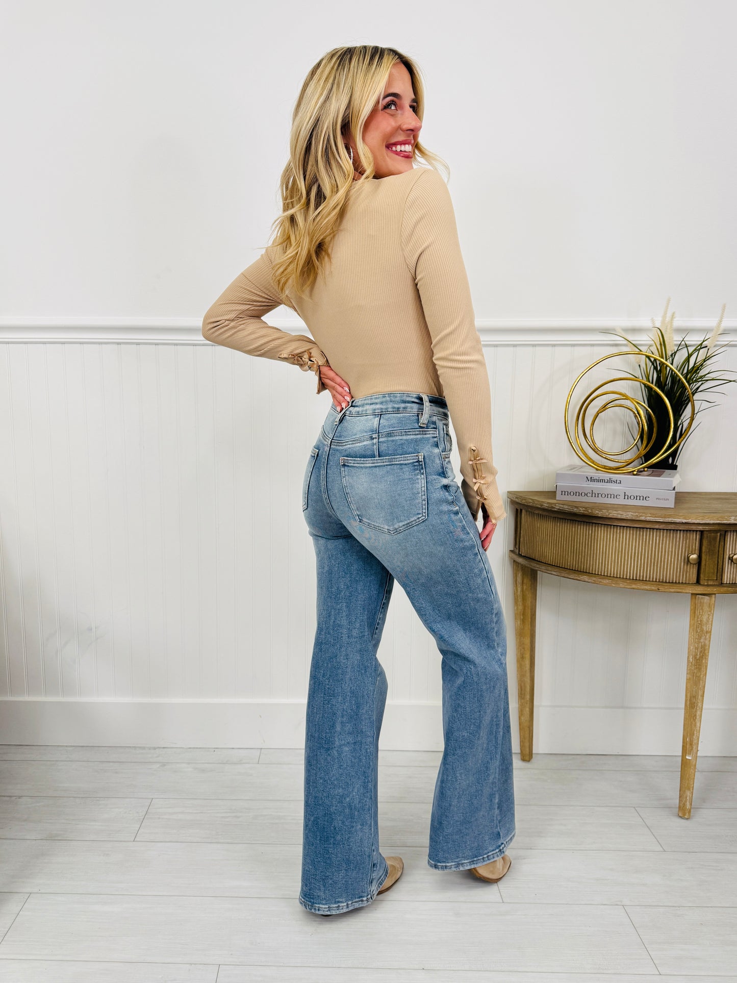 Fit Just Right Wide Leg Jeans With Tummy Control in Four Inseams