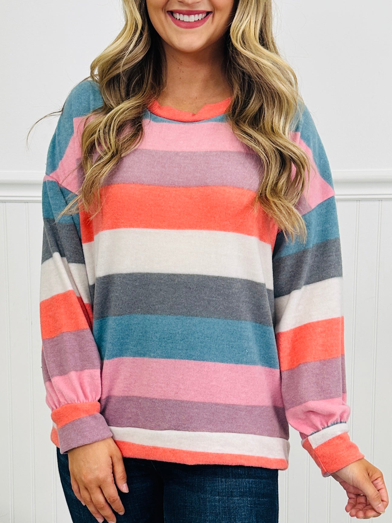 Striped in Soft Stories Top