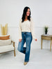 Effortless Release Tummy Control Wide Leg Release Hem Jeans