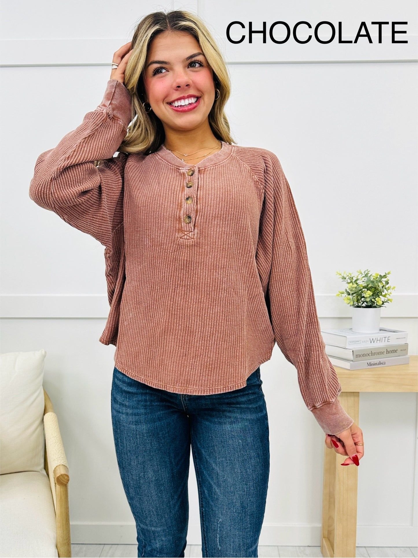 Effortless Charm Top- Multiple Colors!