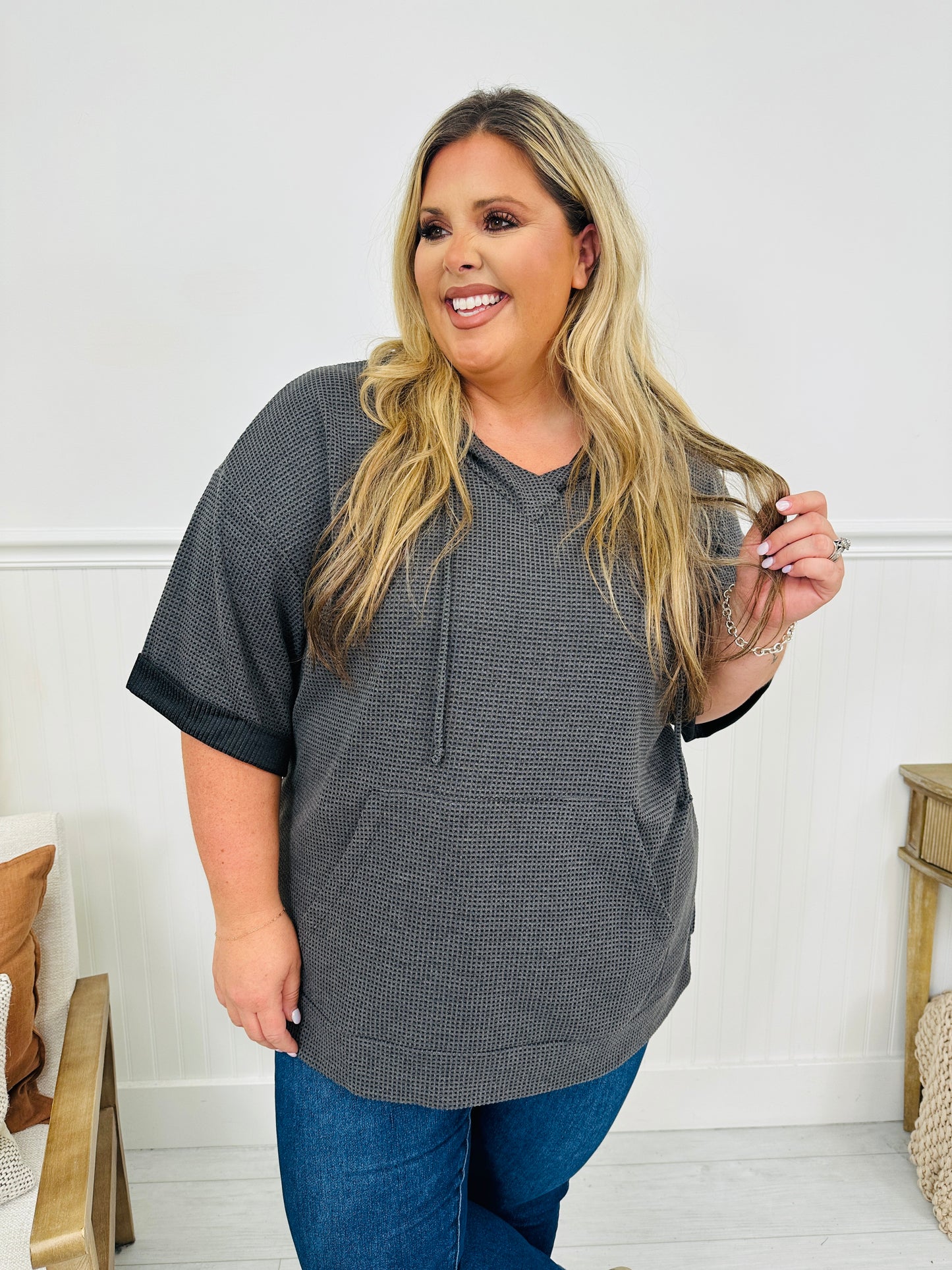 Hello Fall Hooded Top- Multiple Colors!