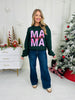 Mama Claus Graphic Crewneck Sweatshirt