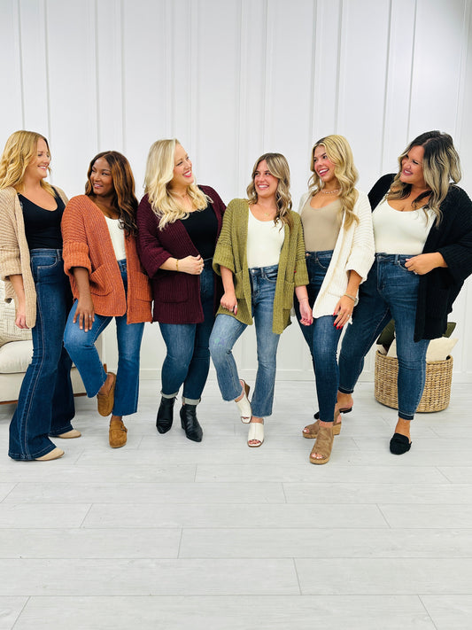 REG/CURVY The Coziest Cardigan- Multiple Colors!