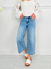 Judy Blue Spring Forward Cropped Wide Leg Jeans