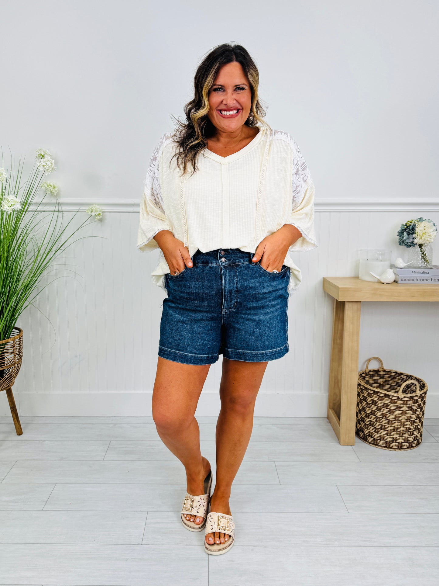 Judy Blue Summer Reset Tummy Control Shorts