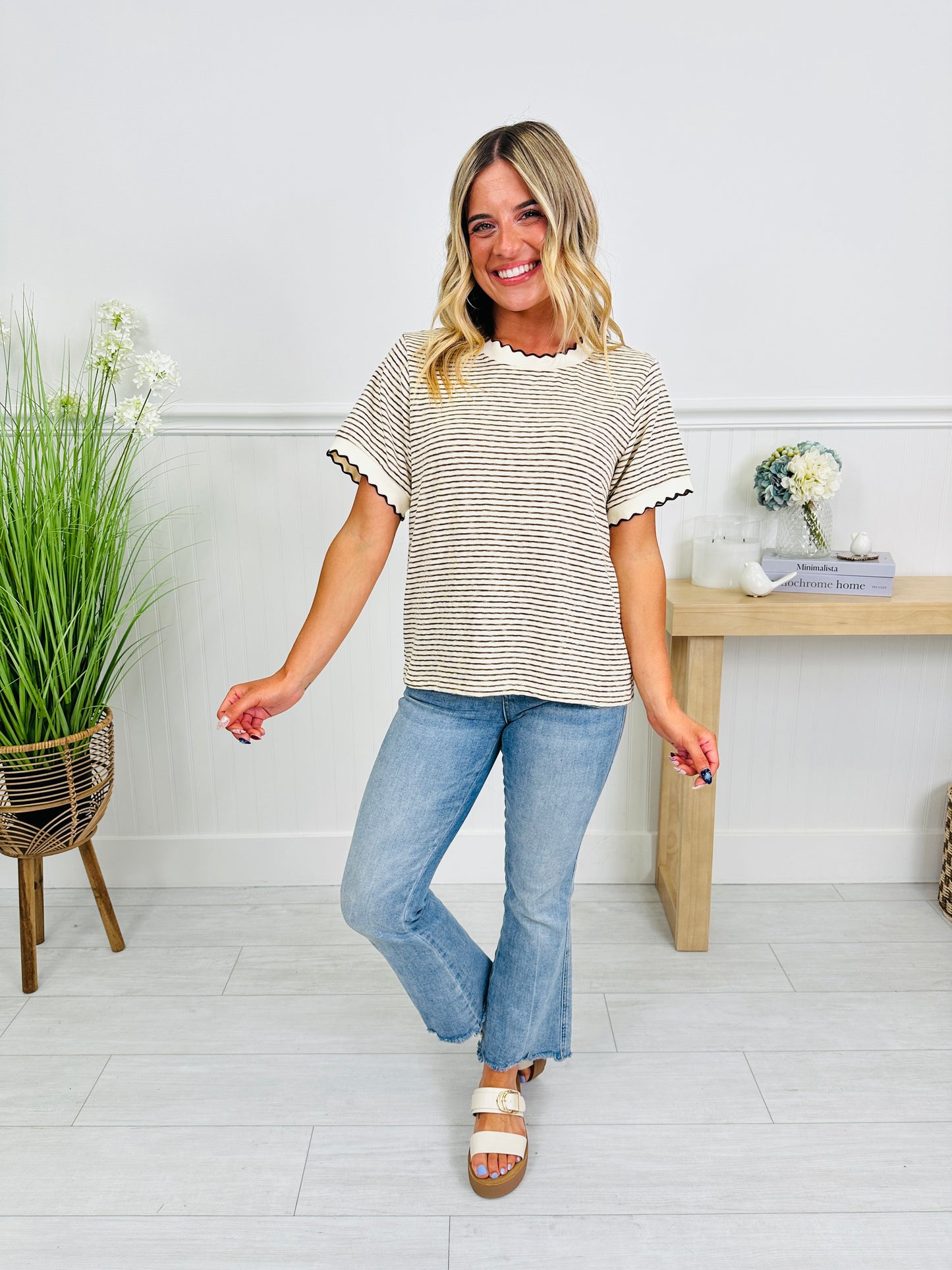 Scalloped & Sweet Top In Multiple Colors