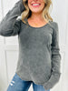 REG/CURVY MOCO Exclusive Flip it And Reverse It Mineral Washed Reversible Top-- Multiple Colors!