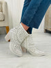 Dance With A Sparkle Booties In White