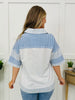 Patchwork Harbor Top In H. Grey