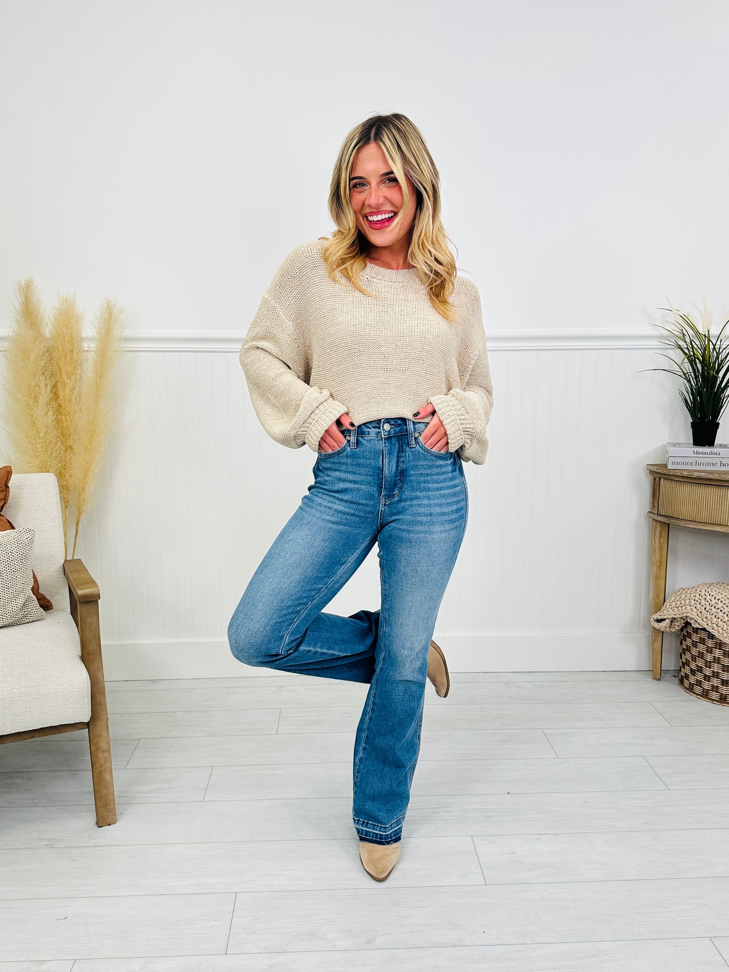 Judy Blue Shift In Seasons Tummy Control Slim Bootcut Jeans