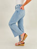 Pop, Lock, and Crop It Wide Leg Cropped Jeans in Reg/Curvy