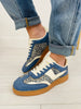 Glimmer Groove Sneakers In Blue White