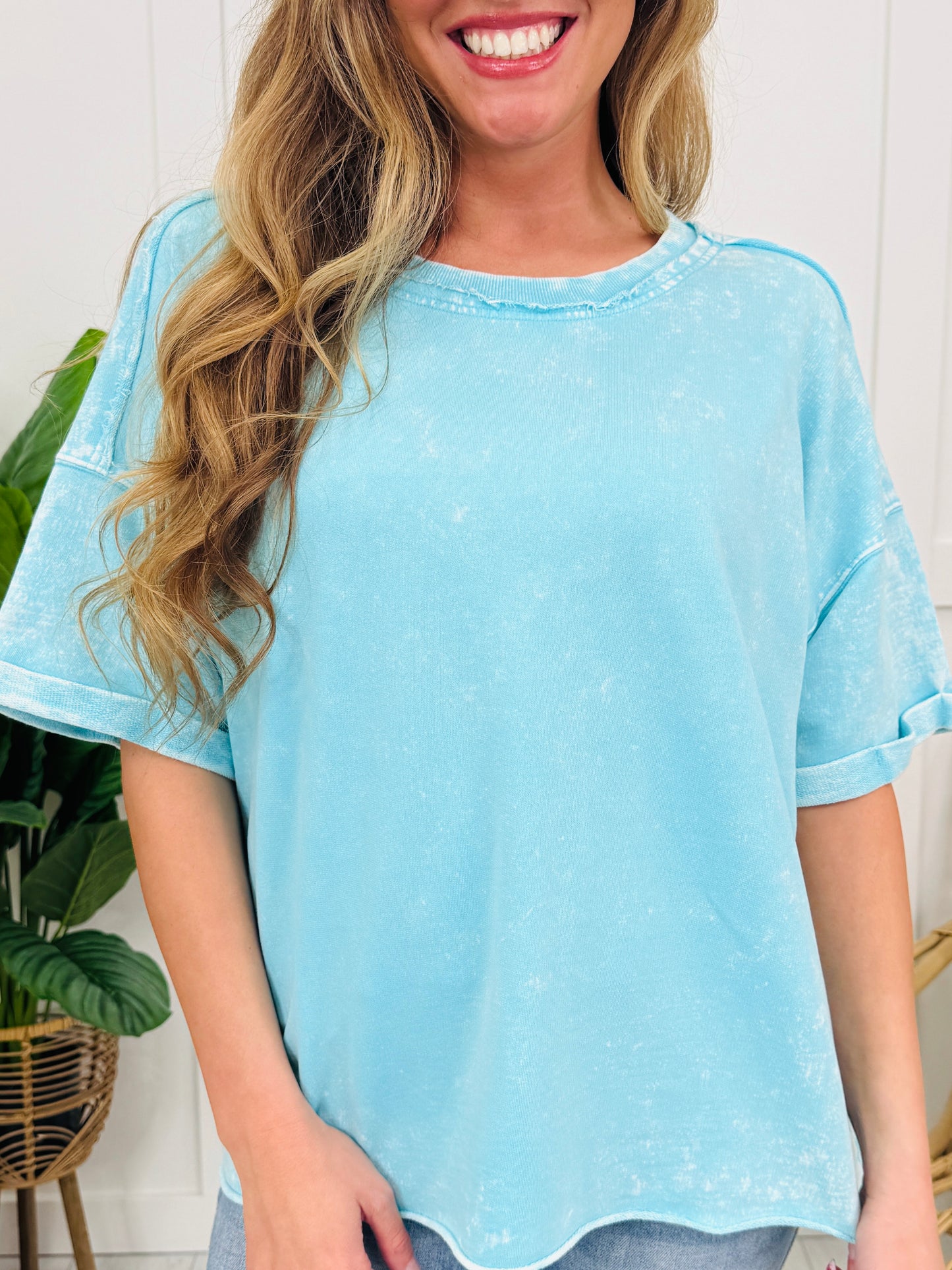 Washed in the Moment Top In Multiple Colors