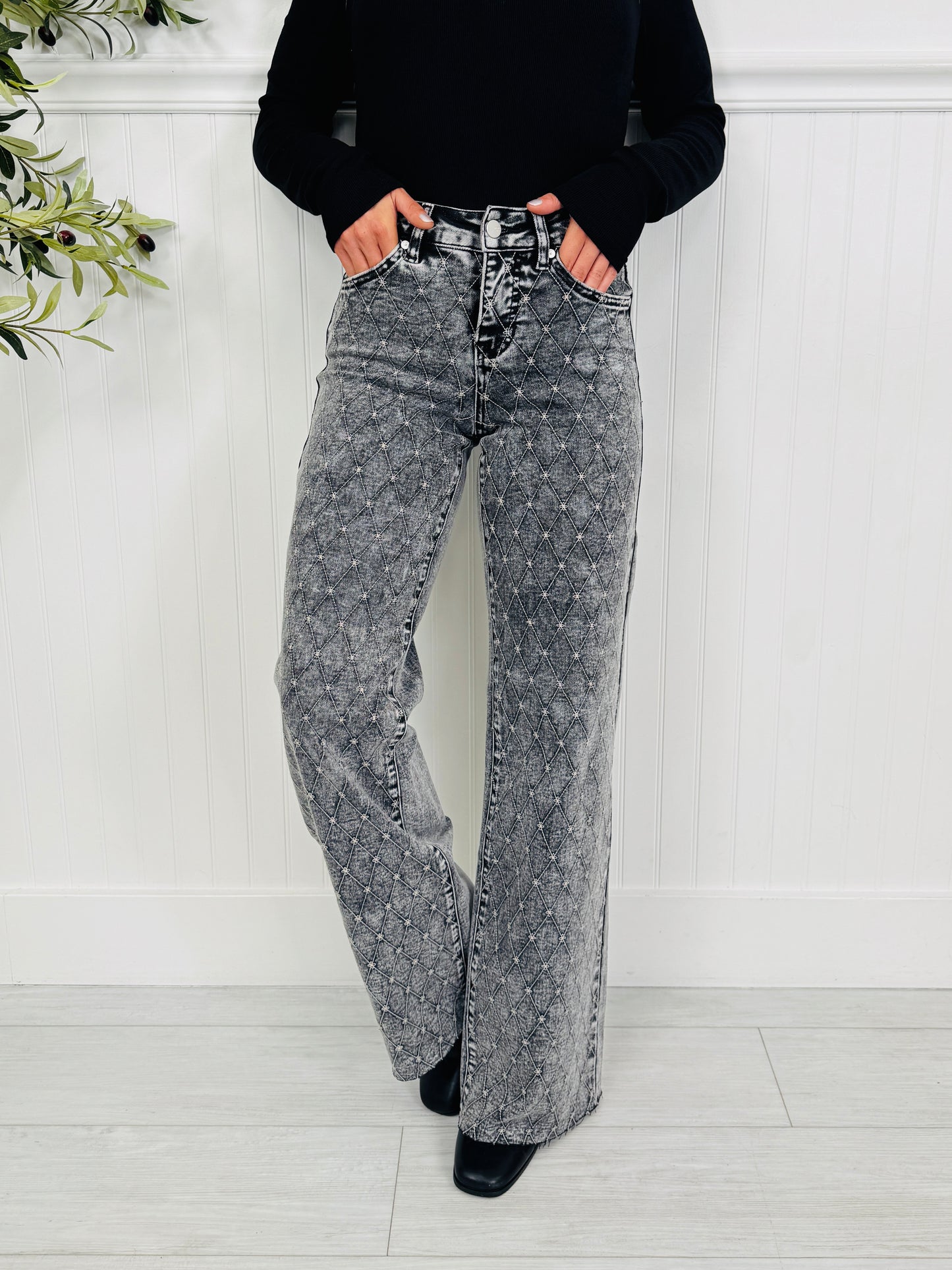A Little Extra Tummy Control Straight Jeans