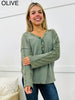 Effortless Charm Top- Multiple Colors!