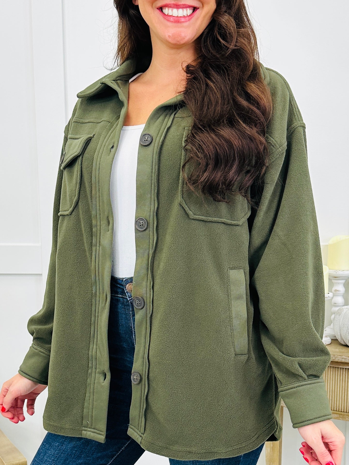 Out & About Shacket In Multiple Colors