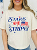 Stars And Stripes Boxy Graphic Tee