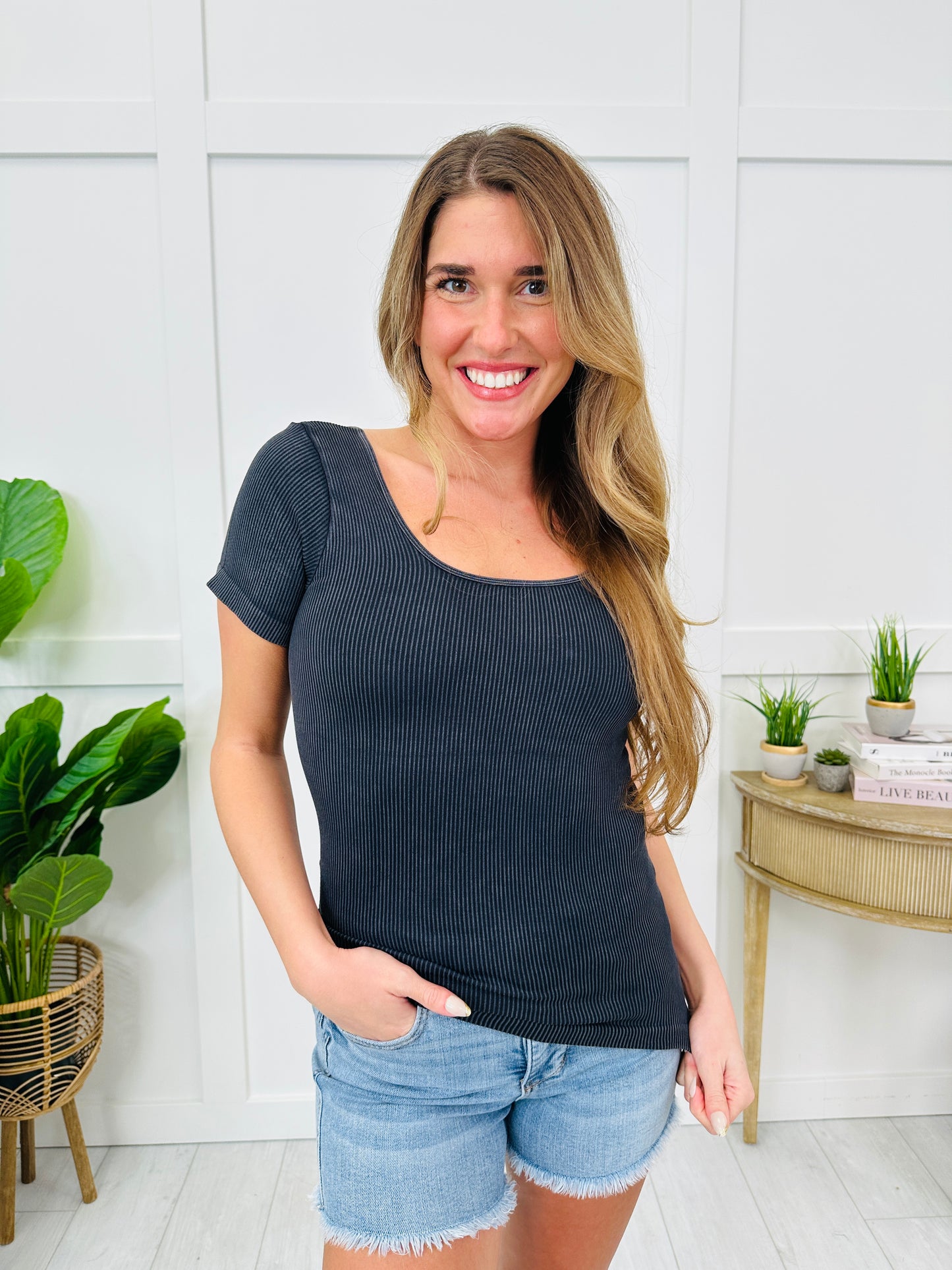 Smooth Serenity Reversible Shapewear Top In Multiple Colors