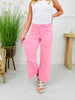 Make Me Blush Wide Leg Cropped Jeans