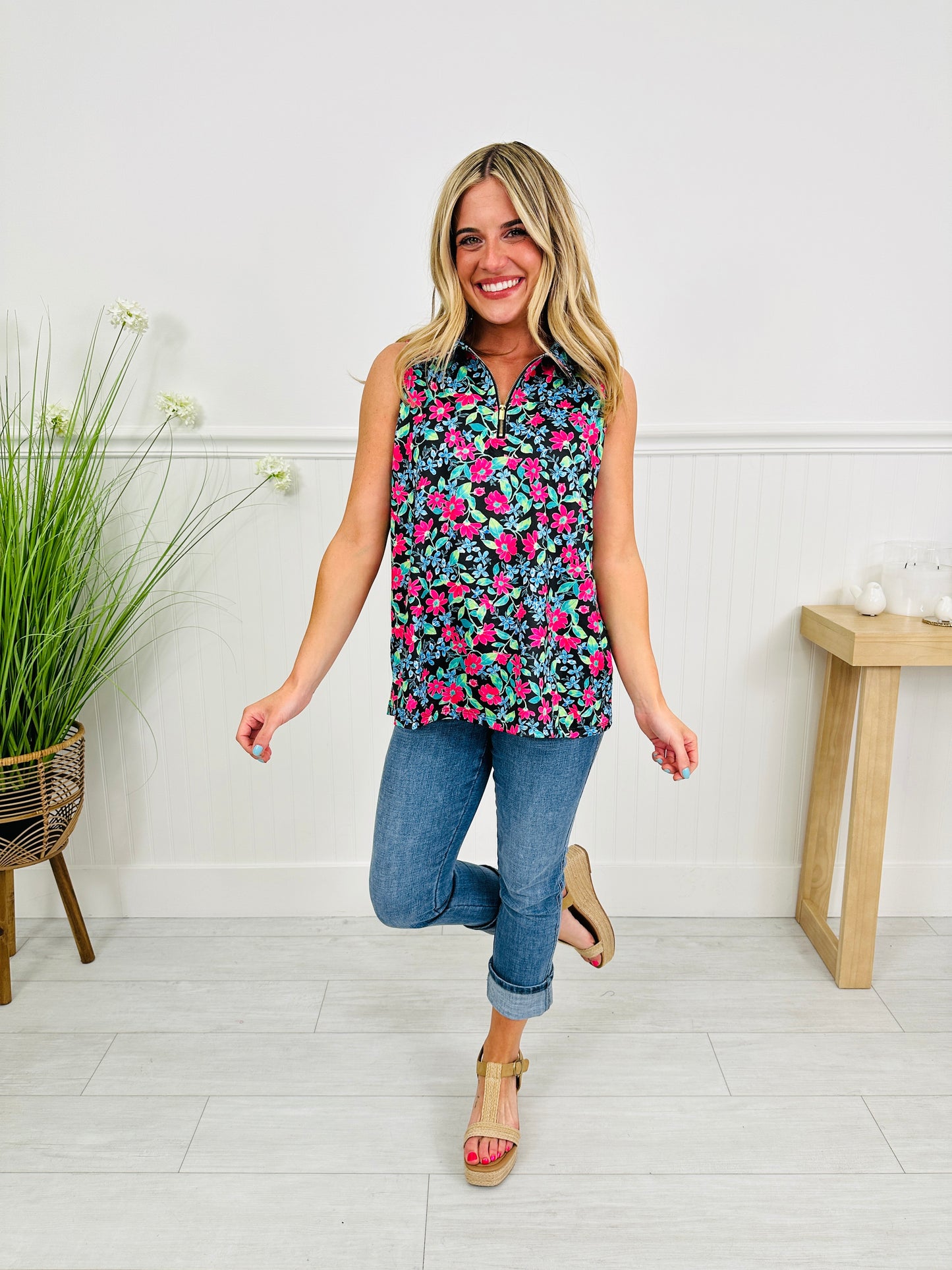 Heatwave Haven Tank Top in Key West Print