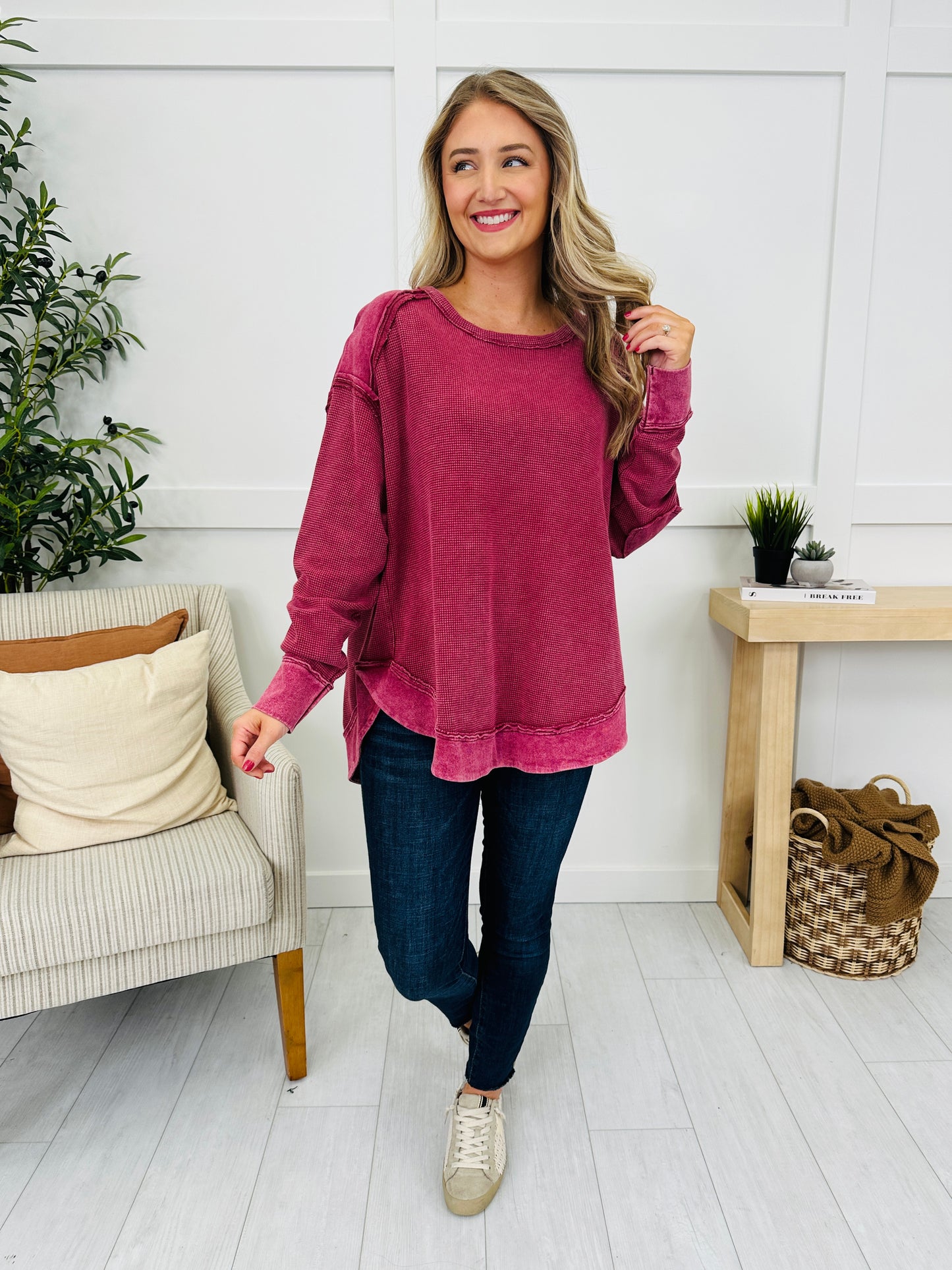 Nothing But Time Pullover- Multiple Colors!