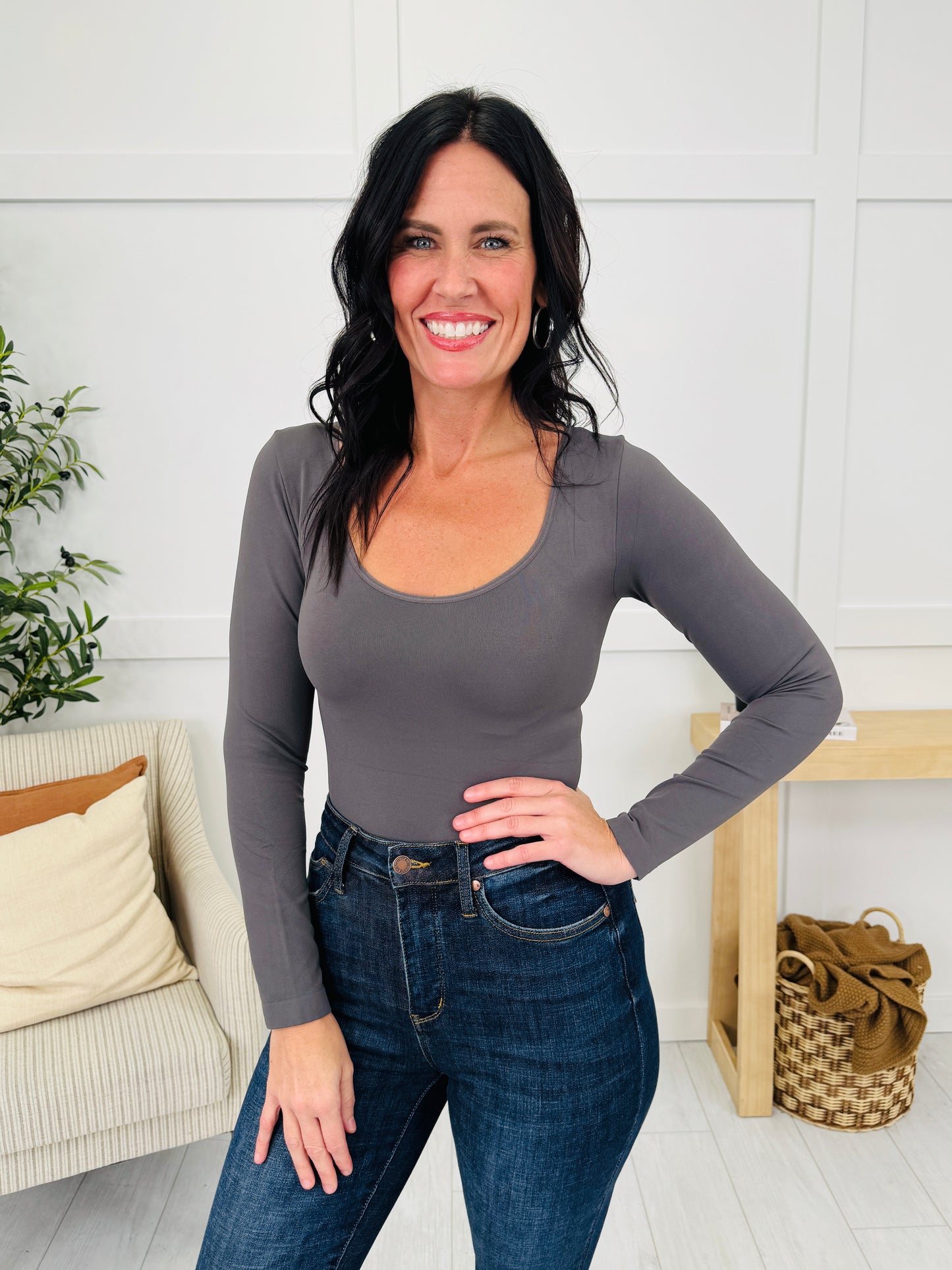 Restock! Seamless Body Contour Long Sleeve Shapewear Bodysuit- Multiple Colors!