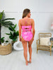 High Rise Reversible Swim Bottoms In Harbor Pink