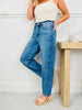 Judy Blue Fresh Curve Barrel Jeans