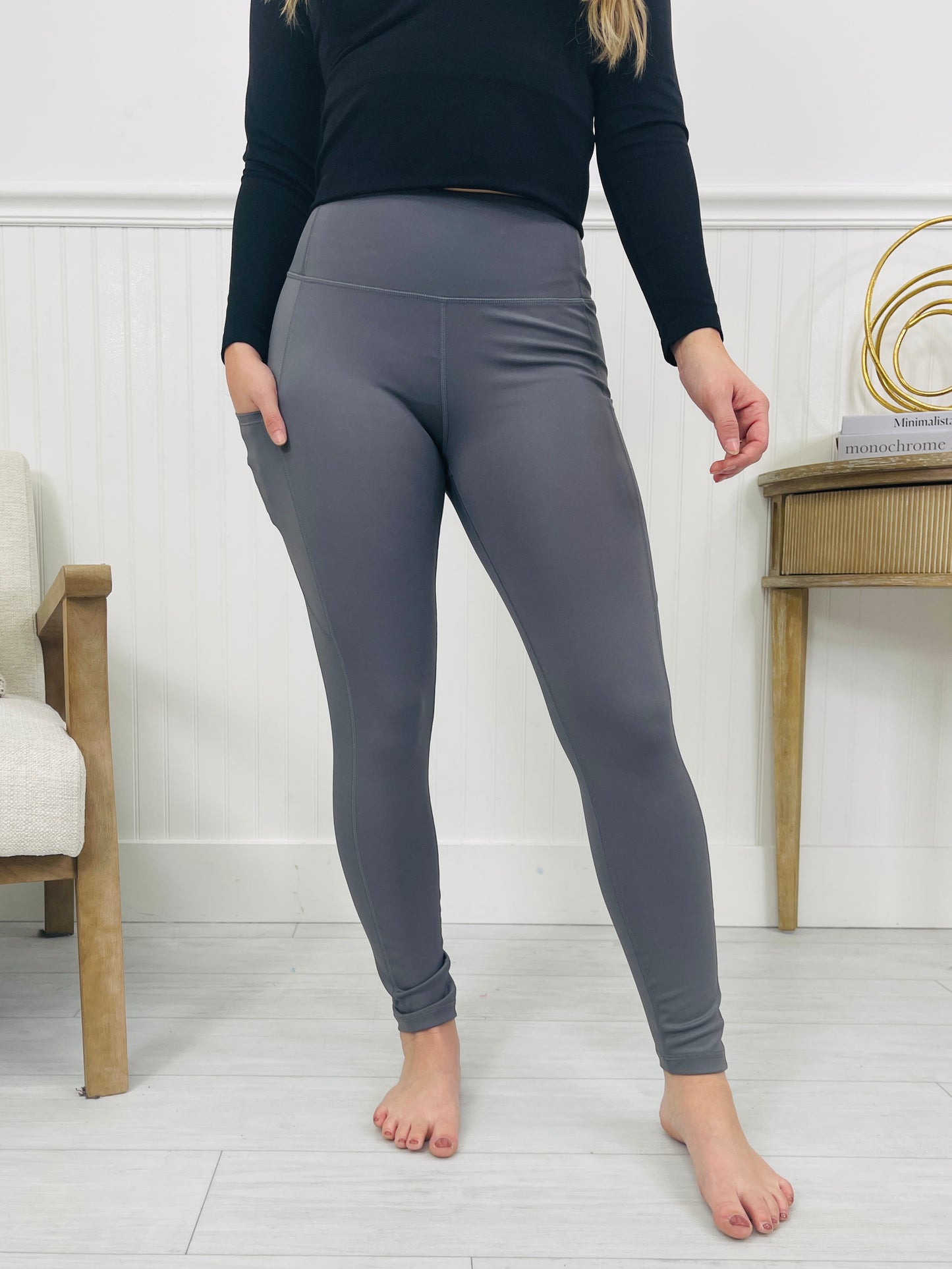 Easy Choice Leggings In Charcoal