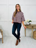 Softly Spoken Top In Burgundy