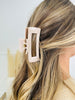 Signature Hold Rectangle Claw Clip- Multiple Colors!