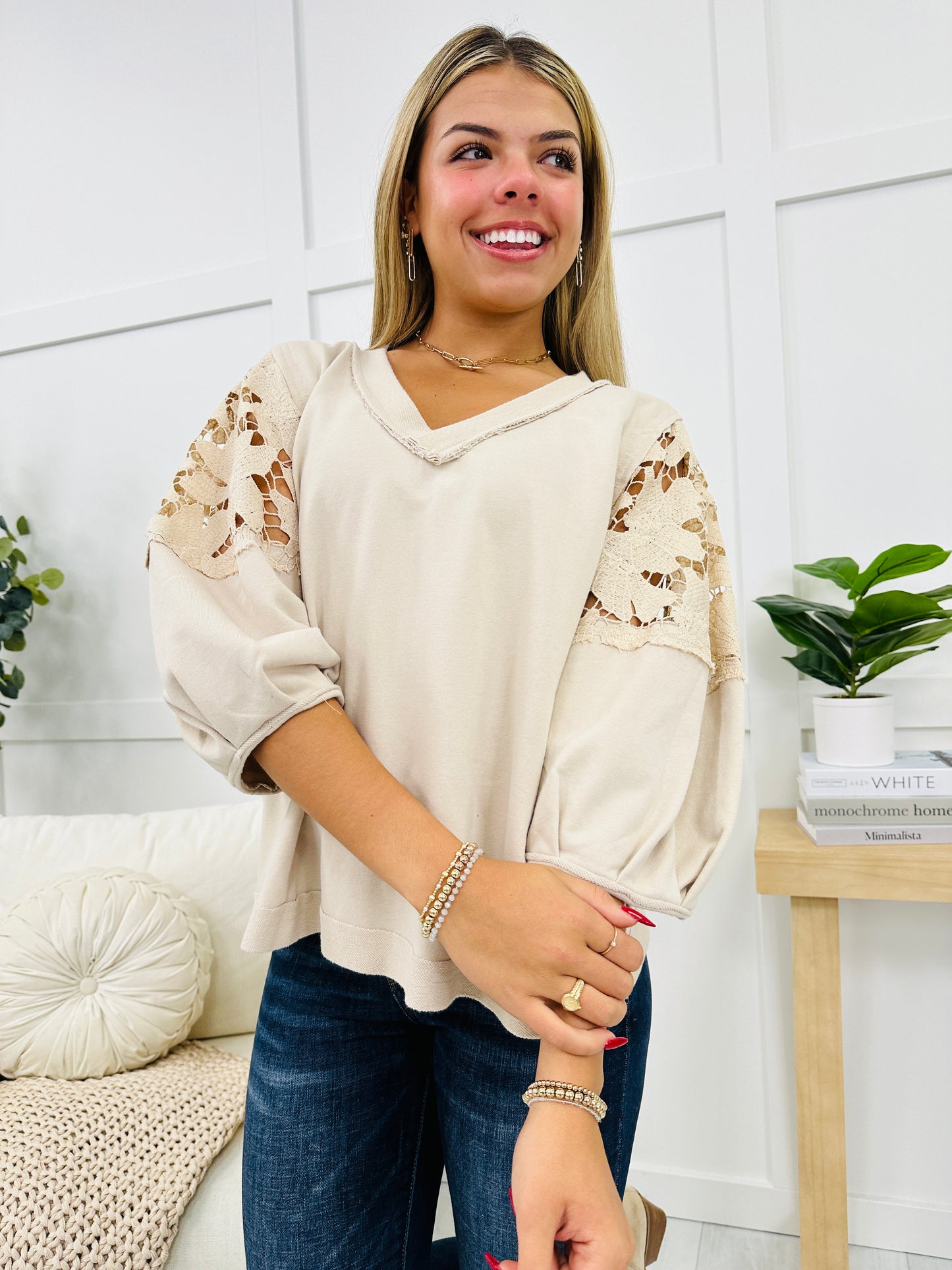 REG/CURVY Sandy Horizon Sweatshirt