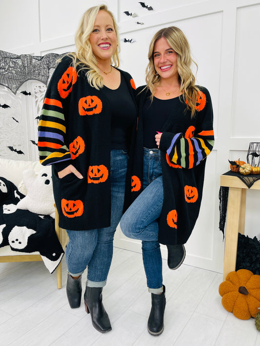 REG/CURVY Pumpkin Patch Party Cardigan