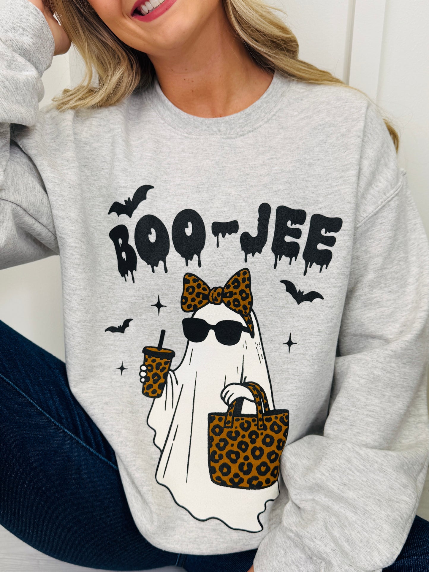 Boo-Jee Graphic Crewneck Sweatshirt - Multiple Colors!