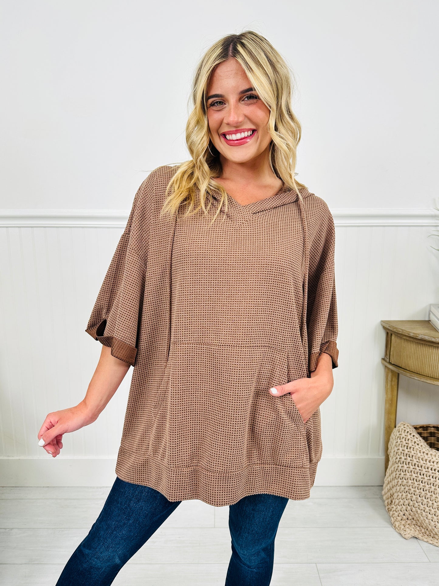 Hello Fall Hooded Top- Multiple Colors!
