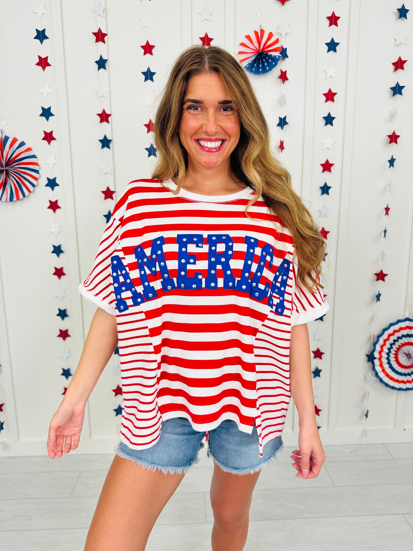 Lucky In Liberty Top