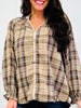 Cozy Cabin Plaid Top