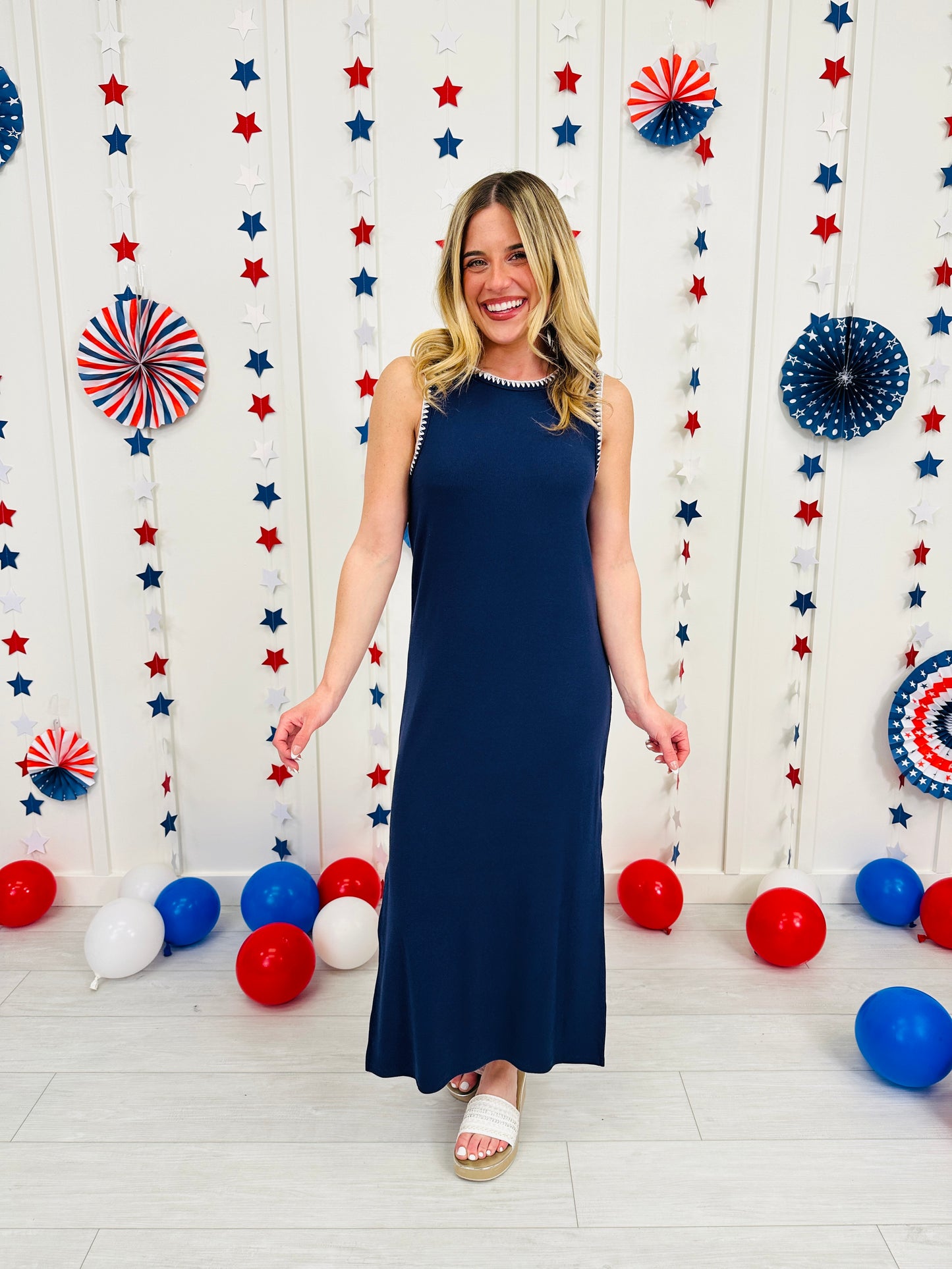 Fireworks and Freedom Midi Dress
